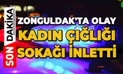 Zonguldak'ta olay: Kadın çığlığı sokağı inletti