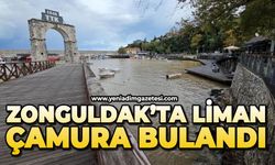 Zonguldak'ta liman çamura bulandı