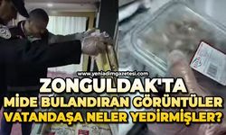 Zonguldak'ta mide bulandıran görüntüler: Vatandaşa neler yedirmişler?