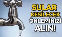 Zonguldak'ta sular kesilecek