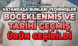 Vatandaşa bunları yedirmişler: Böceklenmiş ve tarihi geçmiş un ele geçirildi