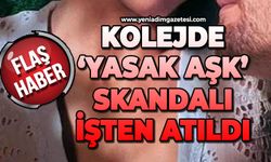 Kolejdeki yasak aşk skandalı: Sonunda işten atıldı!