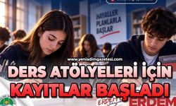 Ders Atölyeleri için kayıtlar başladı