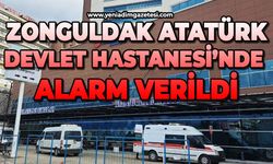 Zonguldak Atatürk Devlet Hastanesi’nde alarm verildi