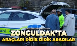 Zonguldak'ta araçları didik didik aradılar