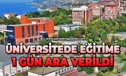 Üniversitede eğitime ara verildi