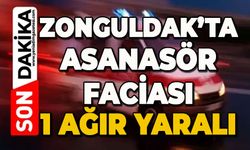 Zonguldak'ta asansör faciası: 1 ağır yaralı