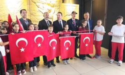 Öğrencilerin hazırladığı Çanakkale rölyefi açıldı