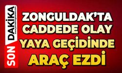 Caddede olay: Yaya geçidinde araç ezdi