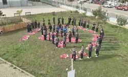 Cumhuriyet coşkusu gökyüzünde