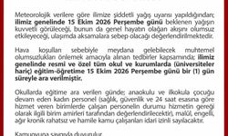 Eğitime sağanak yağış engeli