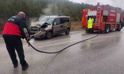 Hafif ticari araç ile tır çarpıştı: 1 yaralı