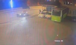 Otomobil ile motosiklet çarpıştı