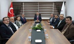 Rektör Kırışık, Karabük TSO heyetiyle bir araya geldi
