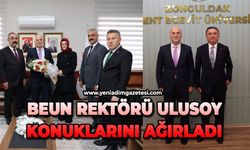 BEUN Rektörü Ulusoy konuklarını ağırladı