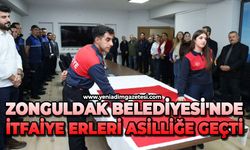Zonguldak Belediyesi'nde itfaiye erleri asilliğe geçti