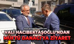 Vali Hacıbektaşoğlu'ndan Müftü Danacı'ya ziyaret