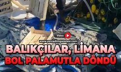 Balıkçılar, limana bol palamutla döndü