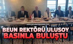 BEUN Rektörü Ulusoy, basınla buluştu