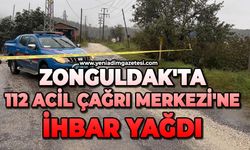 Zonguldak'ta 112 Acil Çağrı Merkezi'ne ihbar yağdı