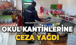 Okul kantinlerine ceza yağdı