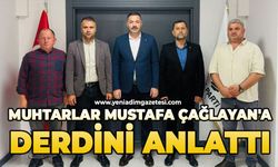 Muhtarlar Mustafa Çağlayan'a derdini anlattı