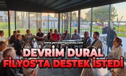 Devrim Dural Filyos'ta destek istedi
