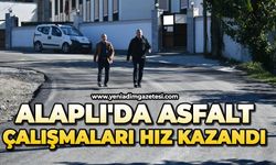 Alaplı'da asfalt çalışmaları hız kazandı