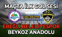 Kdz.Ereğli - Beykoz karşılaşmasında ilk gol sesi
