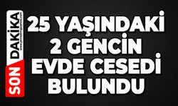 25 yaşındaki 2 genç evde ölü bulundu