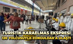 Turistik Karaelmas Ekspresi 120 yolcusuyla Zonguldak'a ulaştı