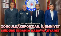 Zonguldakspor'dan İl Emniyet Müdürü İbrahim Kaba’ya ziyaret