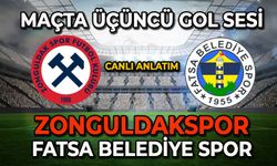 Zonguldakspor-Fatsa Belediyespor maçında dördüncü gol sesi