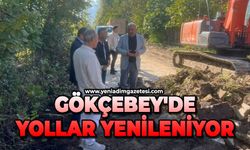 Gökçebey'de yollar yenileniyor