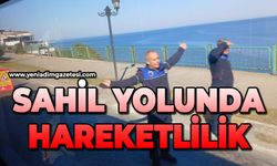 Kozlu sahil yolunda hareketlilik