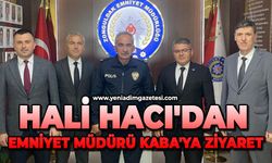 Hali Hacı'dan Emniyet Müdürü Kaba'ya ziyaret