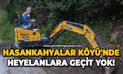 Hasankahyalar Köyü'nde heyelanlara geçit yok!