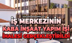 İş merkezinin kaba inşaat yapım işi ihalesi gerçekleştirildi