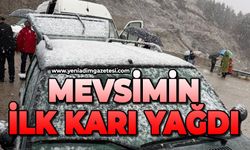 Mevsimin ilk karı yağdı