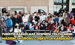 Turistik Karaelmas Ekspresi yolcularını Madenci Korosu coşkuyla karşıladı