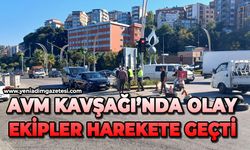 AVM kavşağında olay: Ekipler harekete geçti