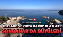 Tersane ve Orta Kapuz Plajları Sonbahar'da büyüledi