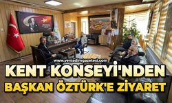 Kent Konseyi'nden Başkan Öztürk'e ziyaret