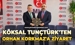 Köksal Tunçtürk'ten Orhan Korkmaz'a ziyaret