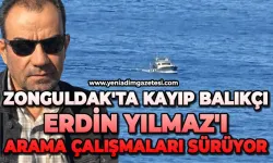 Zonguldak'ta balık tutmak için geldiği kayalıklarda kaybolan kişiyi arama çalışmaları 4. gününde