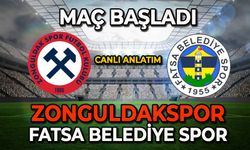 Zonguldakspor-Fatsa Belediyespor maçı başladı