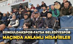 Zonguldakspor - Fatsa Belediyespor maçında anlamlı misafirler
