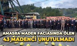Amasra maden faciasında ölen 43 madenci unutulmadı