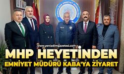 MHP heyetinden Emniyet Müdürü Kaba'ya ziyaret