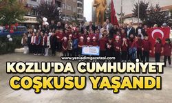 KOZLU'DA CUMHURİYET COŞKUSU YAŞANDI